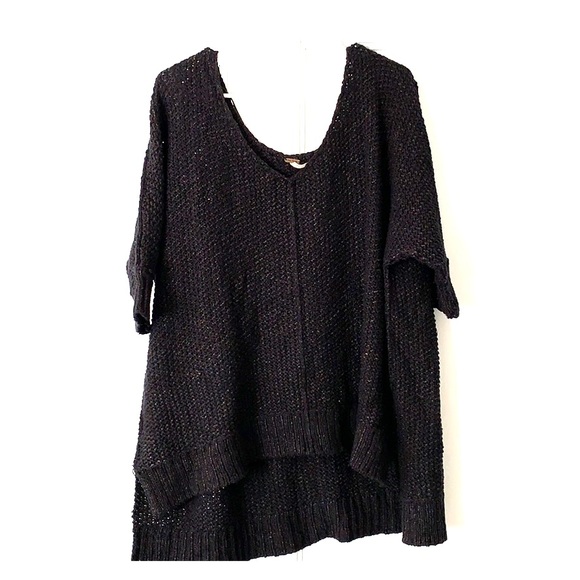 Free People Sweaters - Black oversized free people sweater